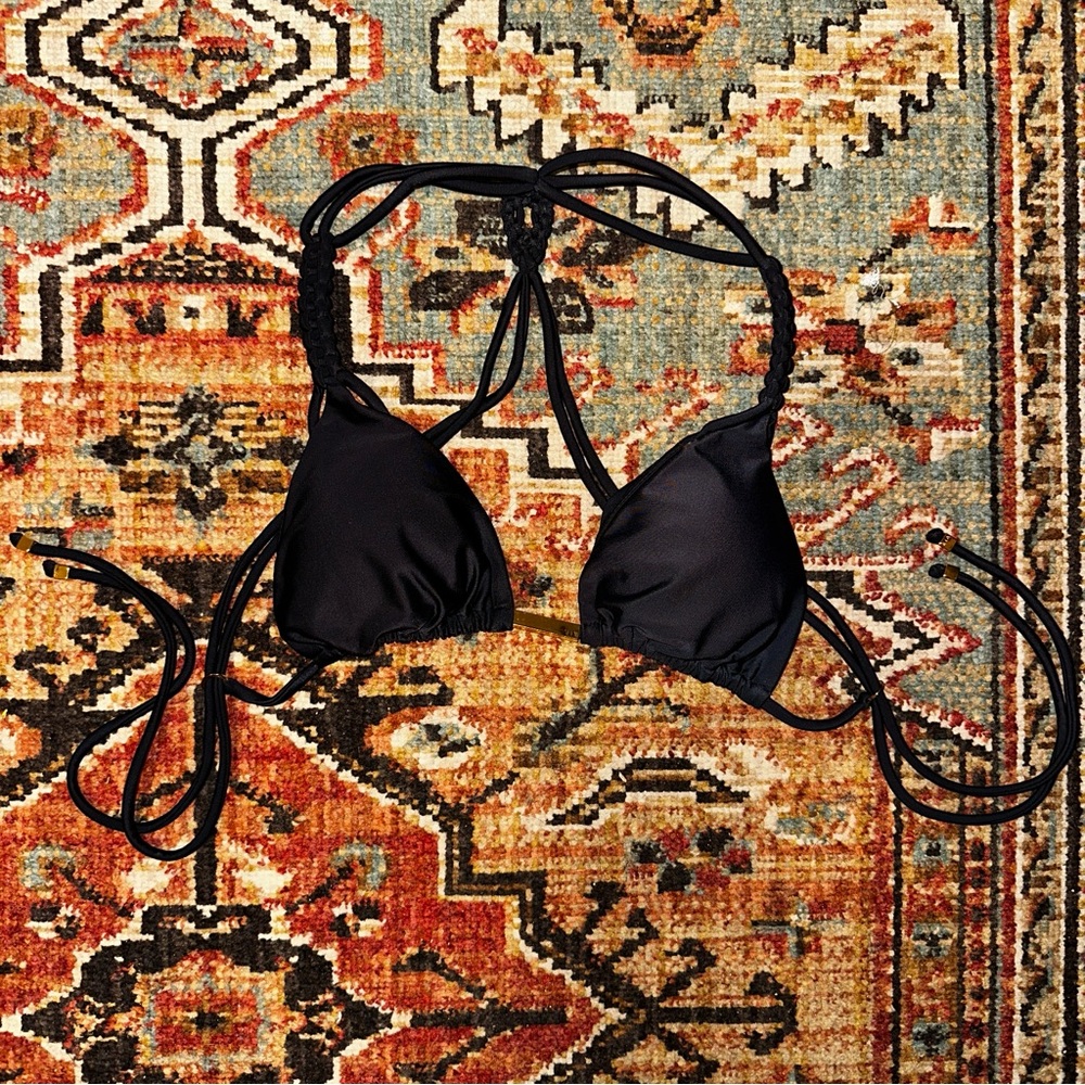 VIX Paula Hermanny Black Bikini Top